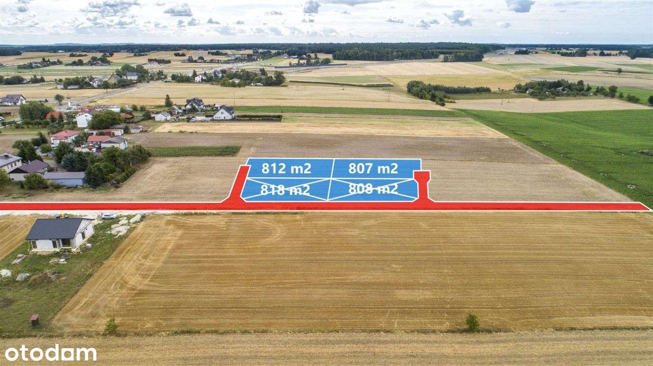 Ładne, 8-arowe działki przy ul. Bychawskiej-2