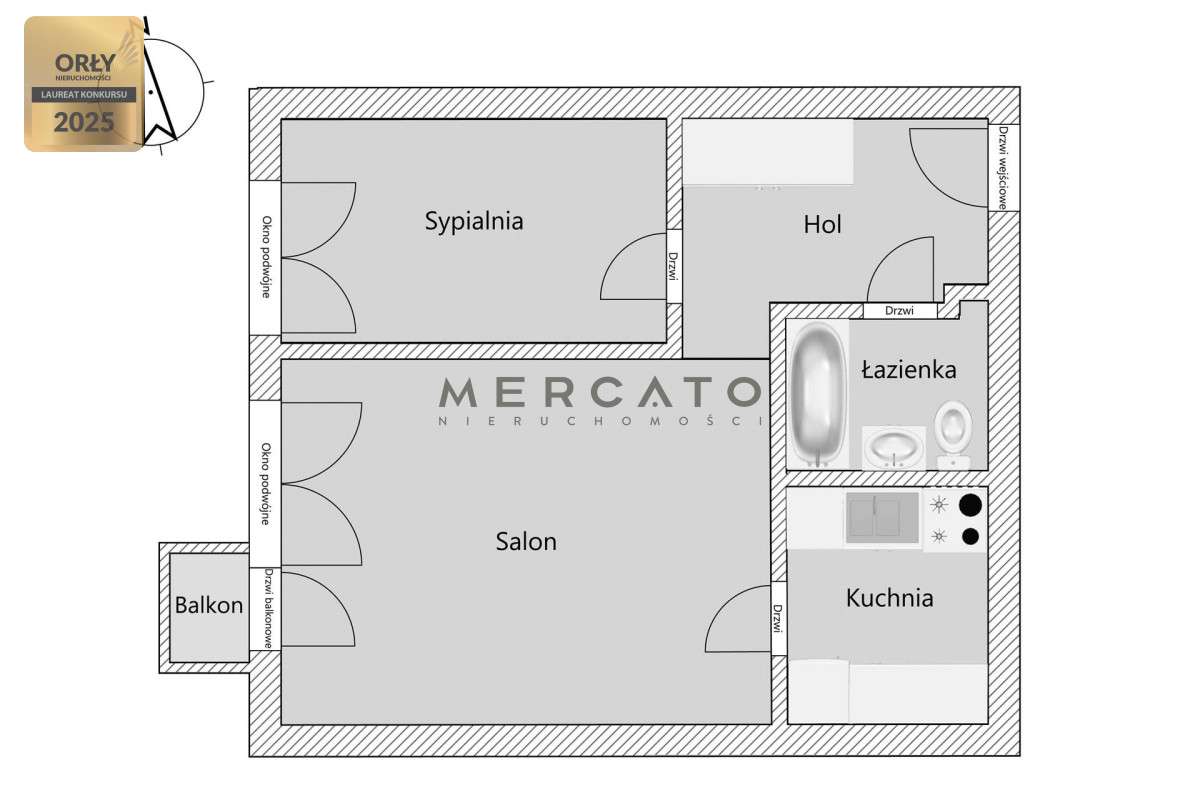 2-pokojowe mieszkanie 38 m²-19