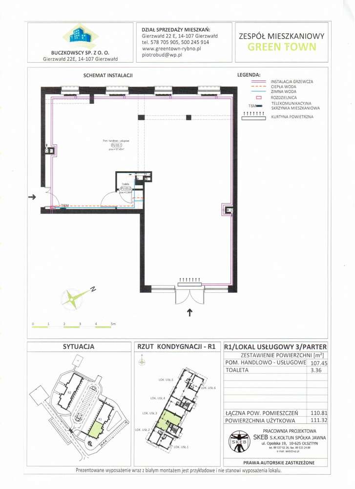 Lokale usługowo-handlowe na sprzedaż – Green Town, Rybno - Pełny obrazek: 5/18