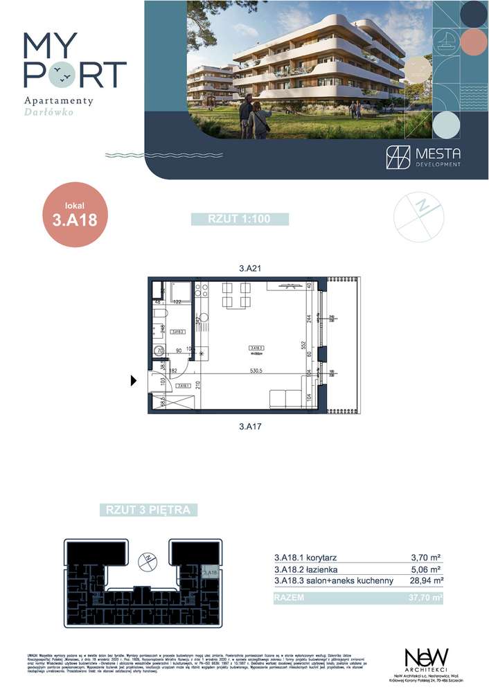 MyPort Apartamenty Darłówko - 3.A18
