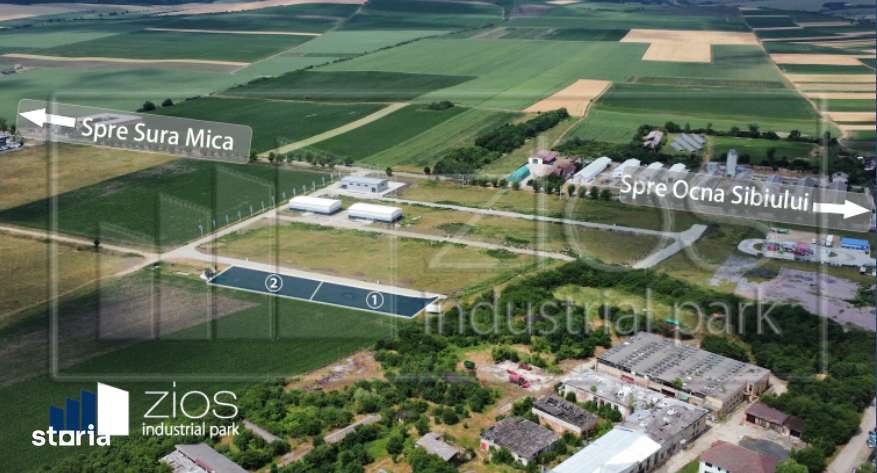 Loturi industriale – PUZ aprobat, utilități, acces asfaltat - Imagine principală: 2/5