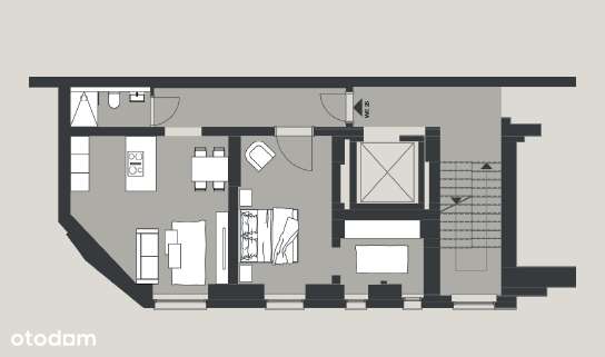 Gotowe mieszkanie - wystarczy tylko umeblować. Łazienka pod klucz.-18