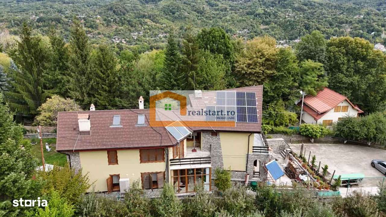 Vedere padure, panouri solare si fotovoltaice, pompa de caldura,  semi - Imagine principală: 3/20