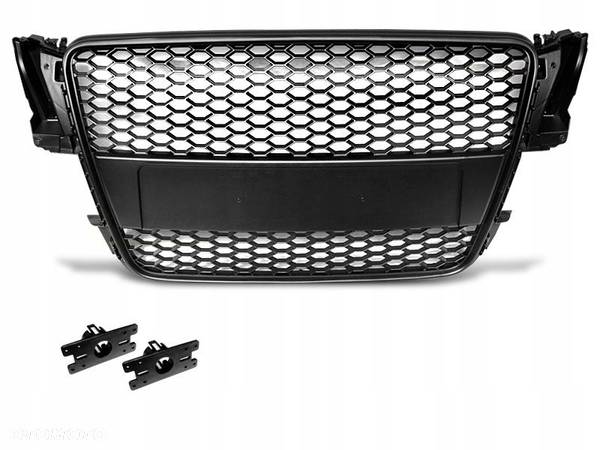 ATRAPA GRILL AUDI A5 07-11 SPORT BLACK - 1