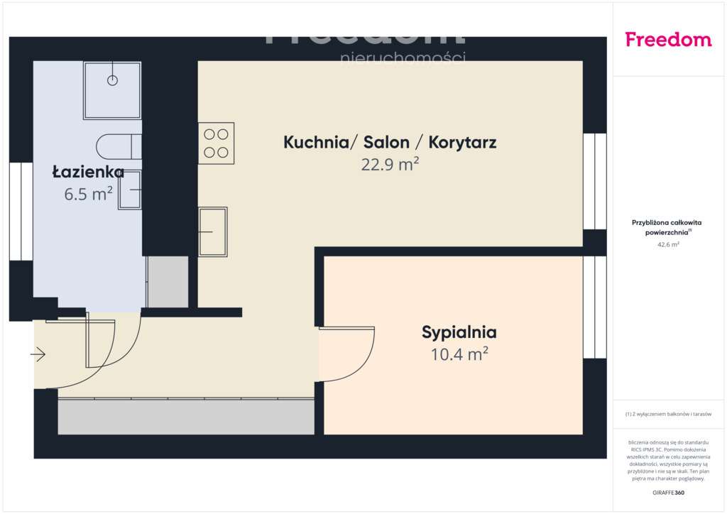 Dwupokojowe mieszkanie w Centrum Koszalina - Pełny obrazek: 5/15