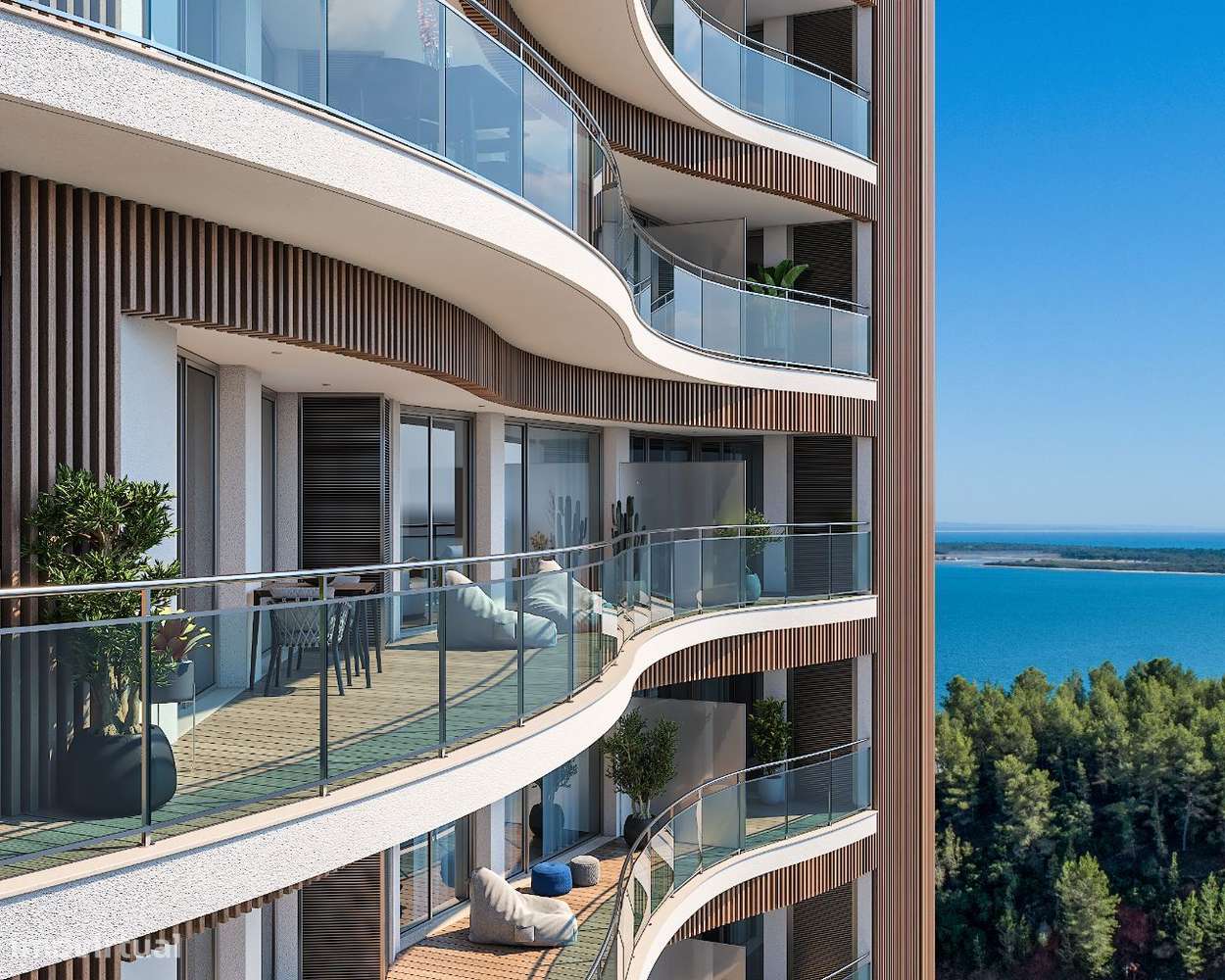 T3 em condomínio com VISTA piscina, jardim e ginásio-2