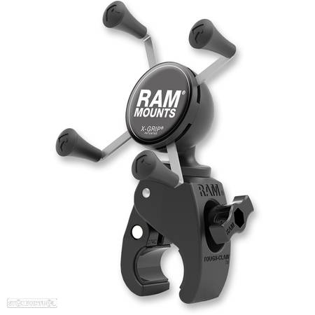 ram tough-claw™ mount for phones plastic black - 1