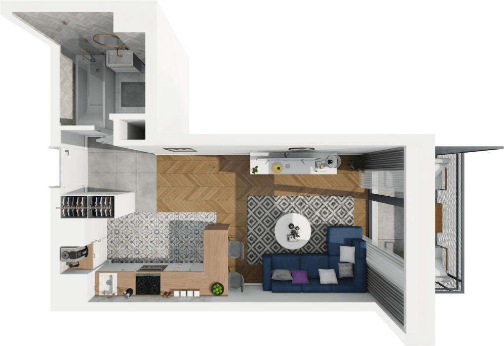 ul. Szafirowa / Ciche /Nowa kawalerka-12