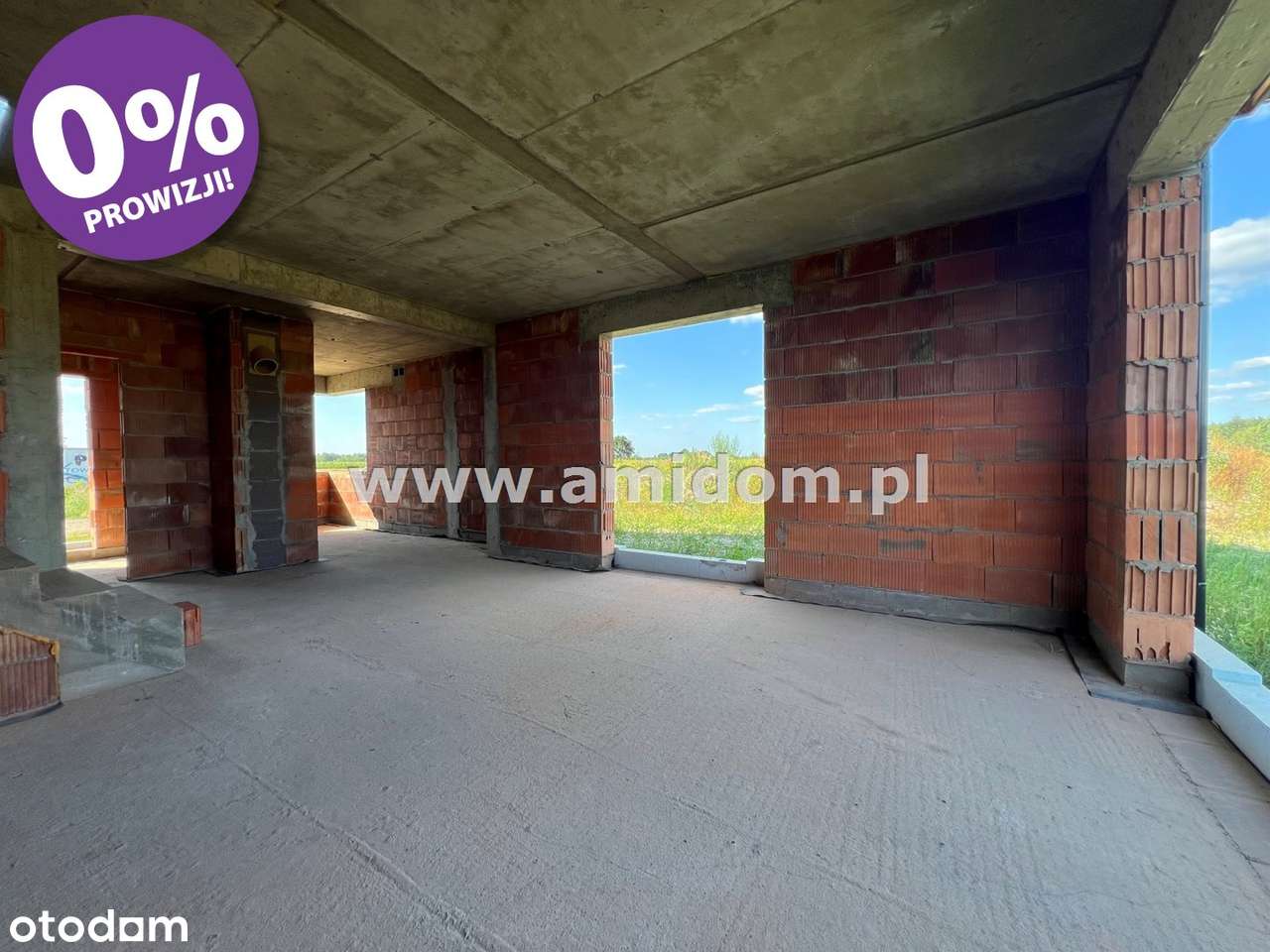 Nadbiel, dom wolnostojący w budowie, działka1420m-10