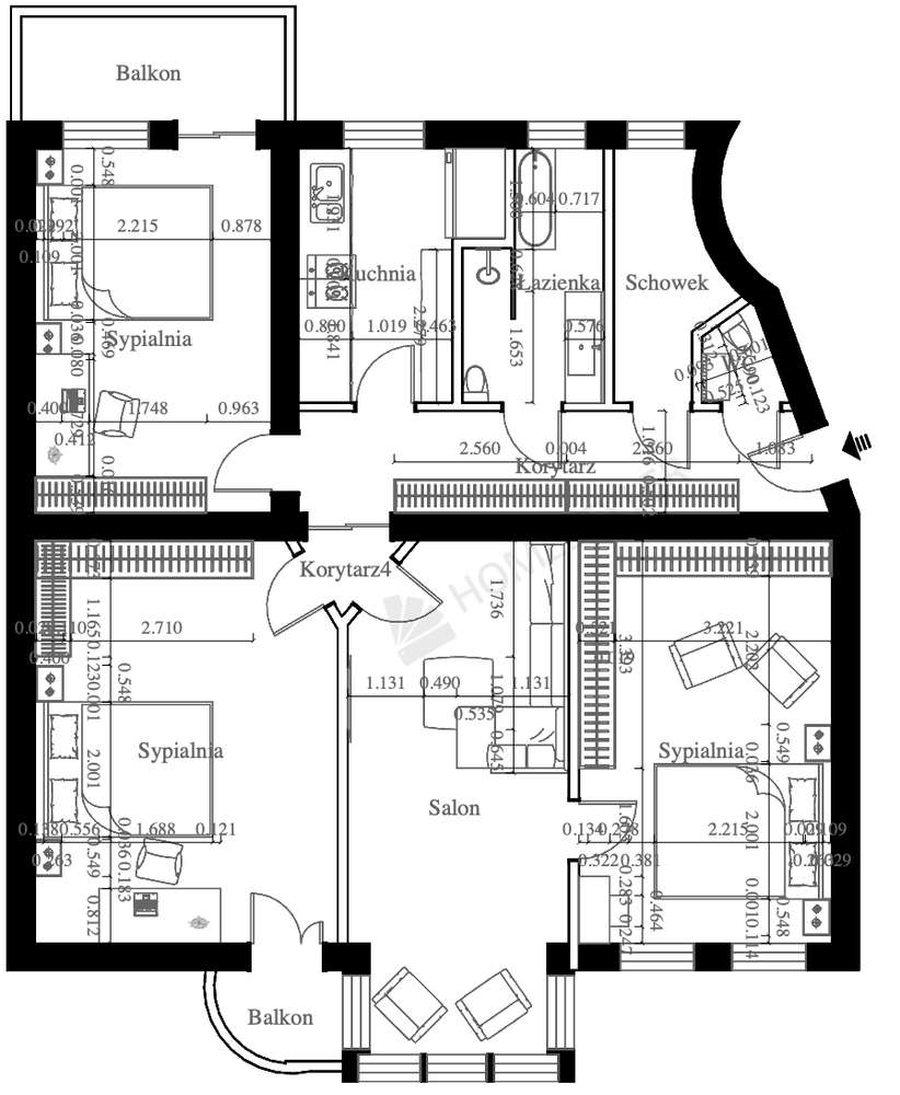 Pałacowe mieszkanie w pięknej kamienicy-12