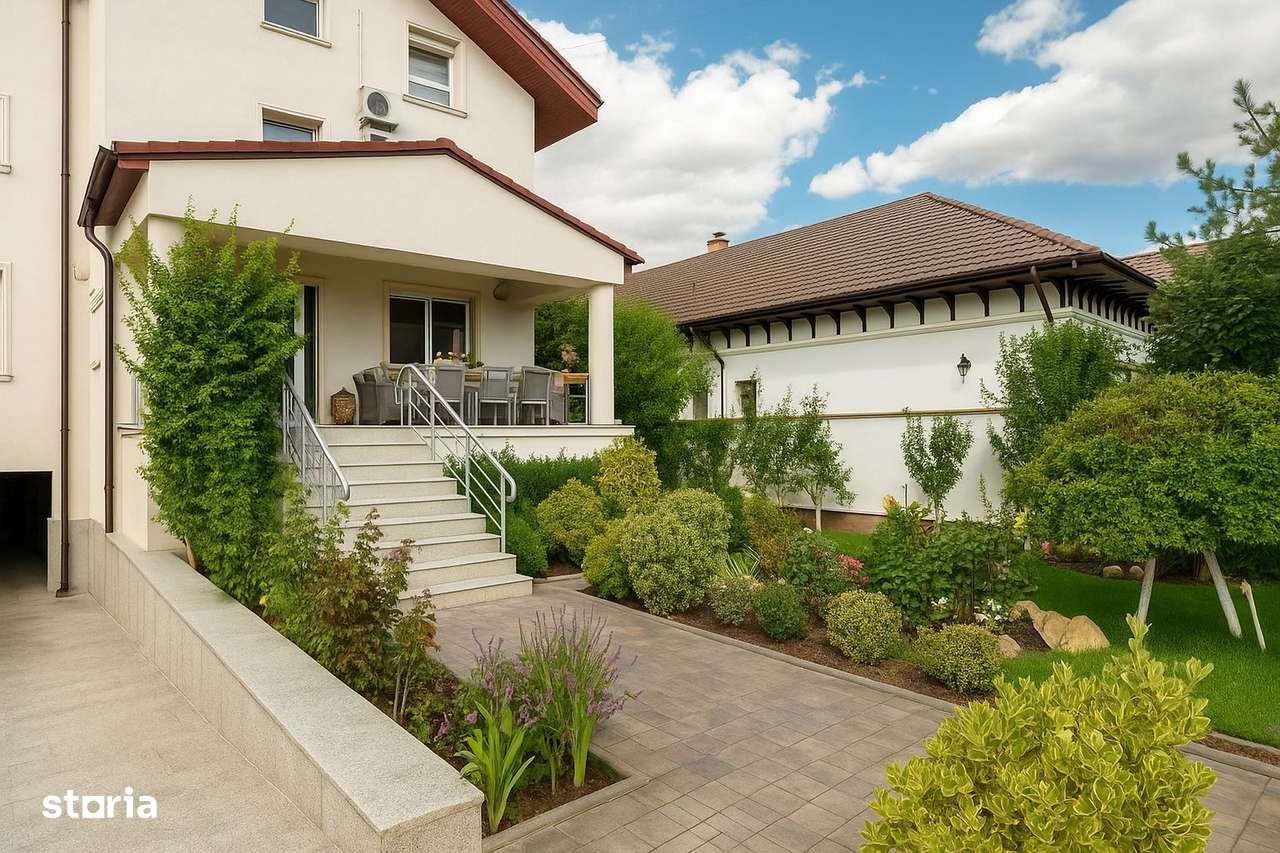 Vilă excepțională cu lift, piscina și teren de 1000 mp | VOLUNTARI-0