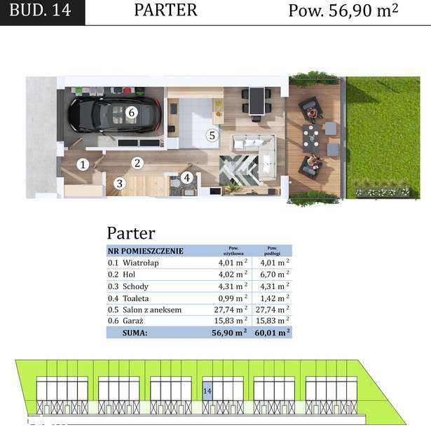 Dom 114mkw/Garaż/Wysoki standard/Ogródek - Pełny obrazek: 5/6
