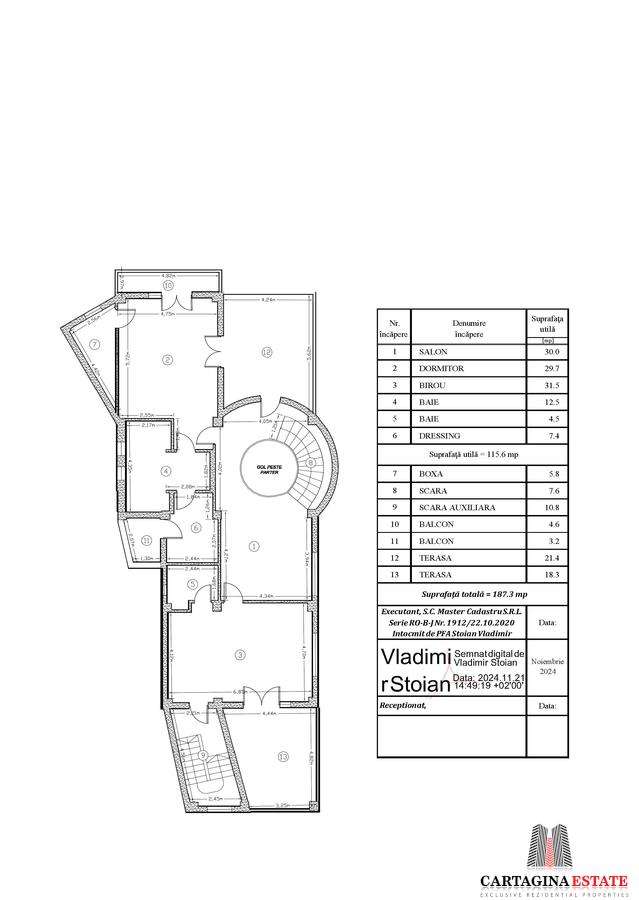 Vila S+P+1+M  Pipera Central  Drumul Potcoavei  comision 0-11