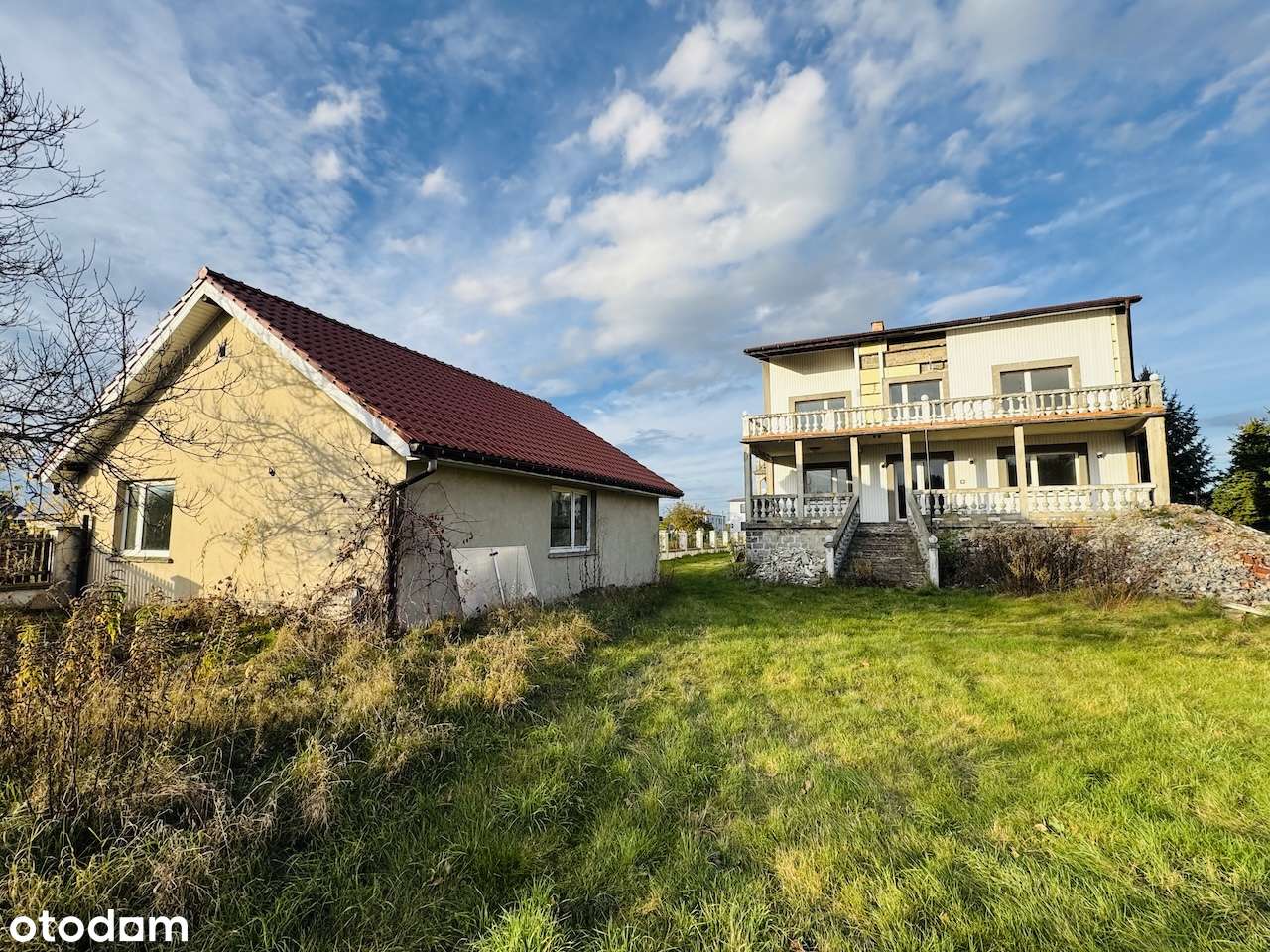 Dom z potencjałem-projekt, dużą działką ze stawem przy lesie-4