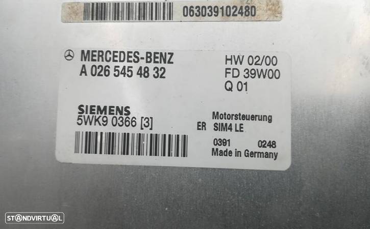 Centralina Do Motor Mercedes-Benz C-Class (W202) - 2