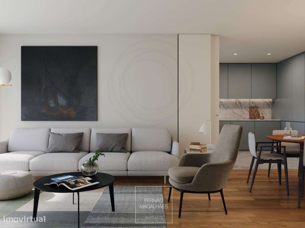 Fantástico T1+1 na travessa do Veloso (Av. de Fernão Magalhães) no ... - Grande imagem: 2/12