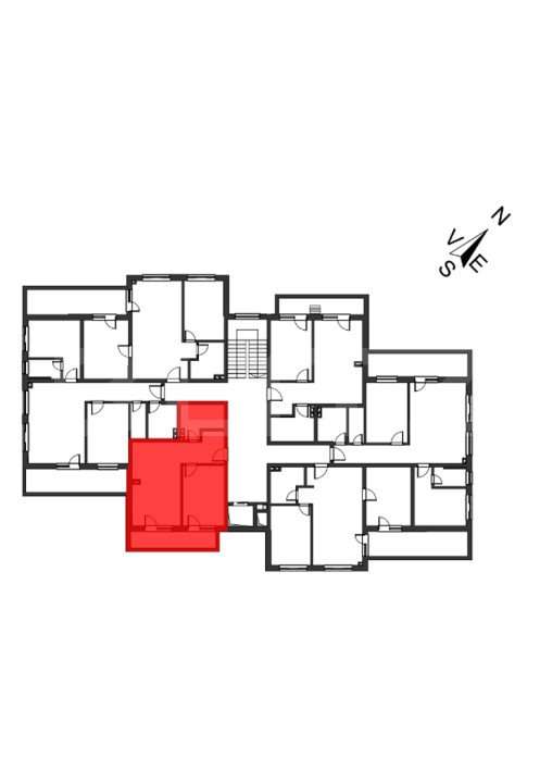 Apartament 2 camere, balcon 10mp, etaj intermediar, parcare, zona cent - Imagine principală: 4/4