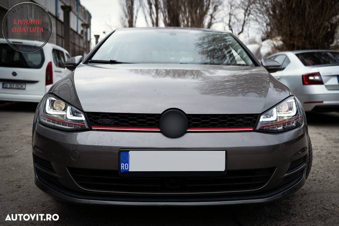 Faruri 3D LED VW Golf 7 VII (2012-2017) R20 GTI Design Semnal Dinamic LED- livrare gratuita - 16