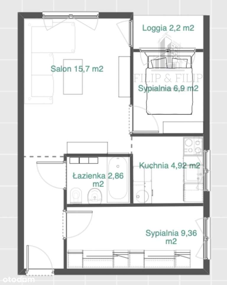 3 pokoje - parter - Przy Kaszowniku-12