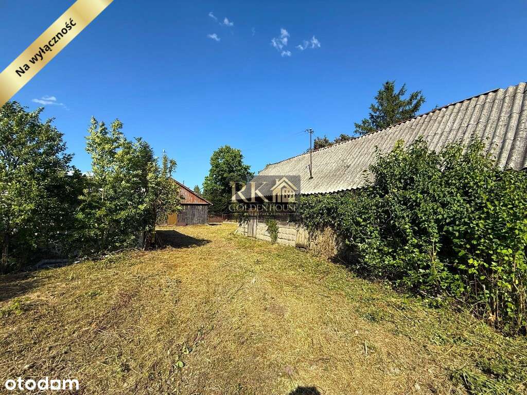 Rodzinny klimat: drewniany dom+duża działka –na weekendy i całorocznie-12