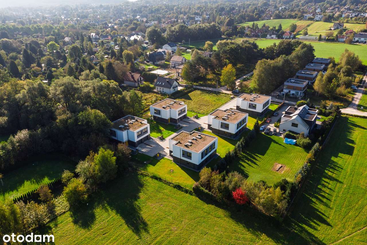 Segment z garażem i ogrodem w nowoczesnym stylu – Wola Justowska - Pełny obrazek: 4/17