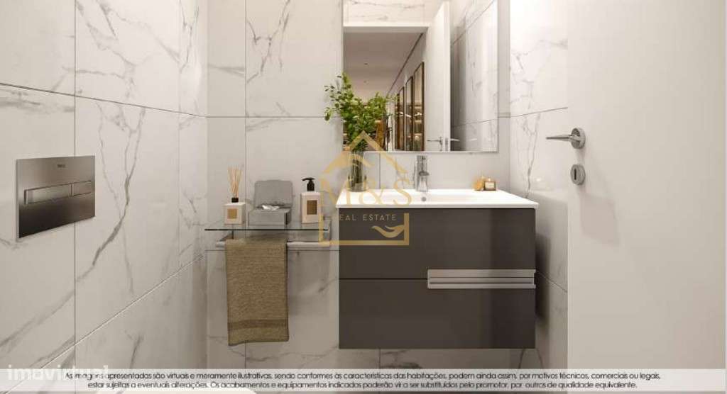 Apartamento T2+1 NOVO - 2 Lug.Garagem, Terraço - Maia-6