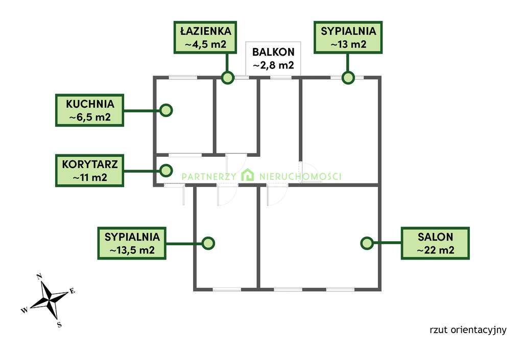 3 pokoje z balkonem, po remoncie | wyposażone!-13