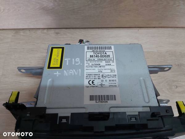 Toyota Yaris III Radio nawigacja GPS moduł nawigacji Harman 86840YY041 - 4