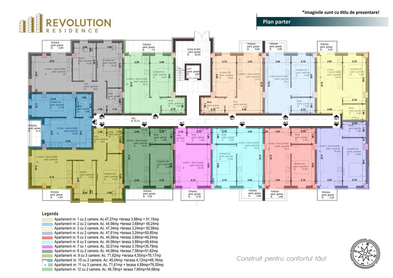 COMISION 0% Apartamente  2 si 3 camere-Regele Ferdinand 77E,Baia Mare - Imagine principală: 5/10