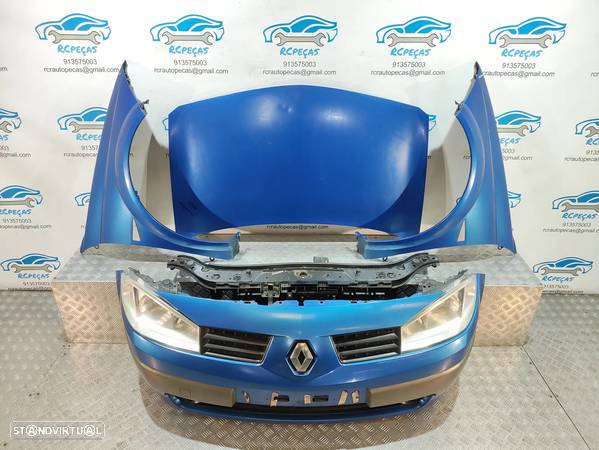 FRENTE COMPLETA RENAULT MEGANE 2 II MK2 CABRIO COUPE CAPOT PARACHOQUES GUARDA-LAMAS OTICAS RADIADOR VENTILADOR FRENTE FIBRA REFORÇO - 15