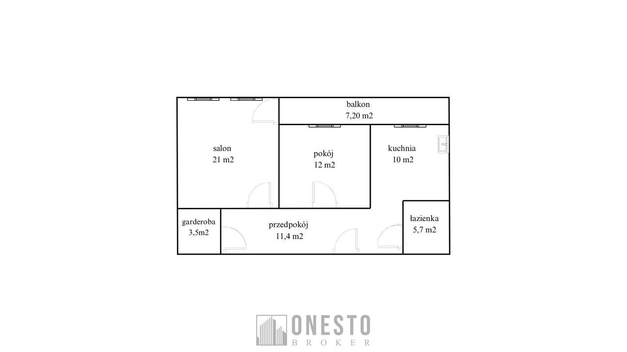 Mieszkanie 64m2 apartamentowiec ul. Bema obok umcs-5