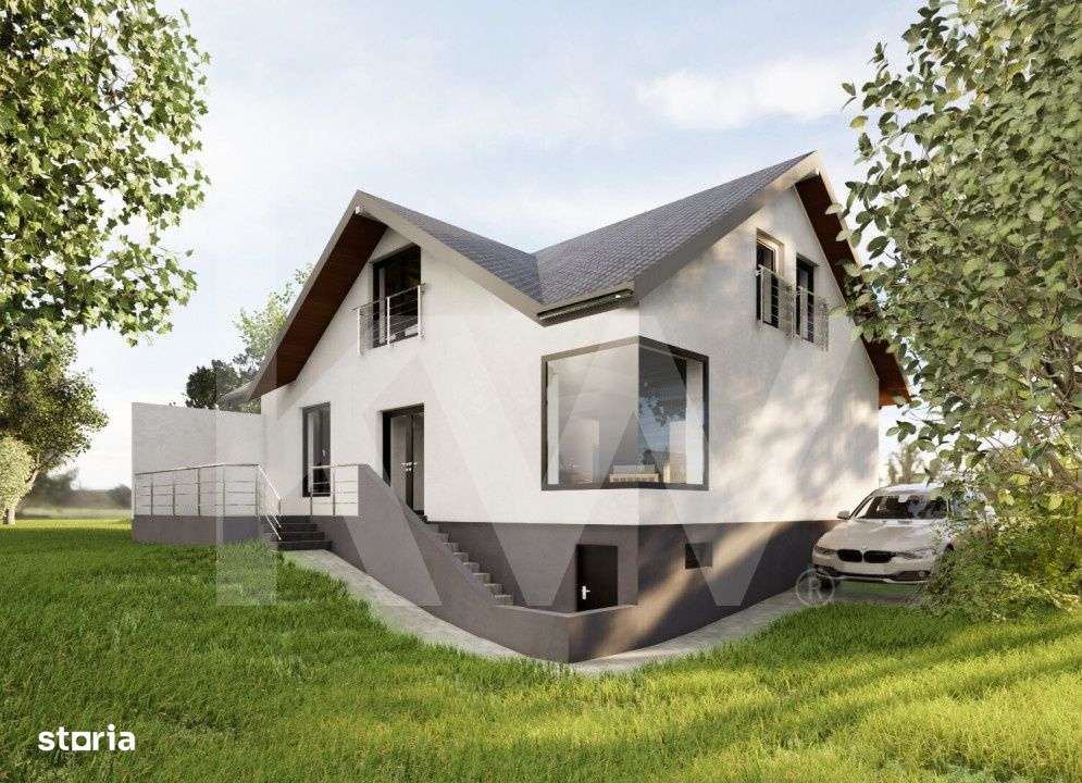 Casa unifamiliala de vanzare–Șura Mare. Panorama deosebita spre Sib - Imagine principală: 1/15