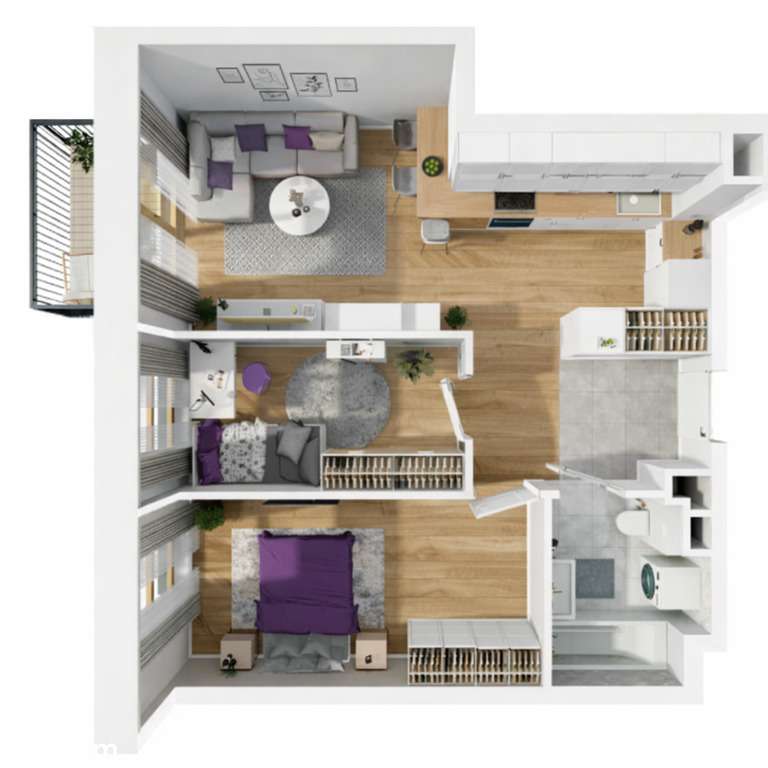 Ekstra WiDoK‼️Ostatnie południe 3pok‼️ Hala Graż-5