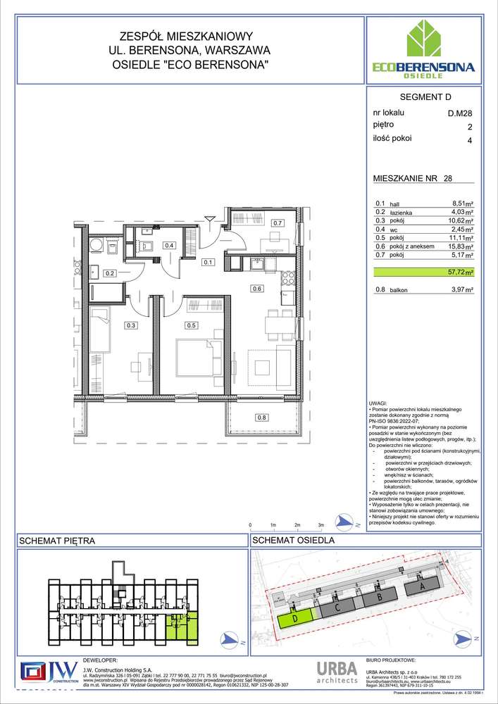 4-pokojowe mieszkanie 57m2 + balkon Bez Prowizji - Pełny obrazek: 2/6
