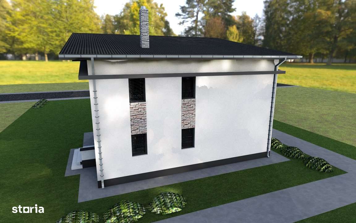 Casa moderna, individuala, teren 600mp - Imagine principală: 5/9