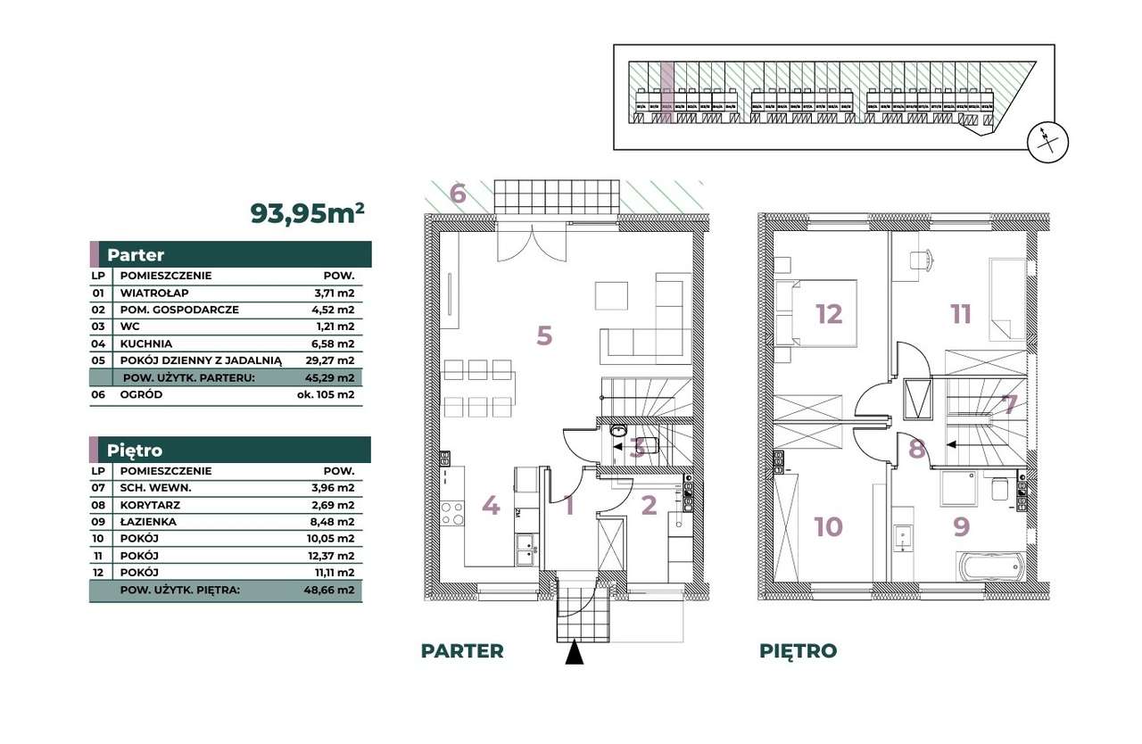 Zamieszkaj w Pobiedziskach! 4 pok 94m2 |OGRÓDEK | 2 MP | 30 min Poznań - Pełny obrazek: 4/10