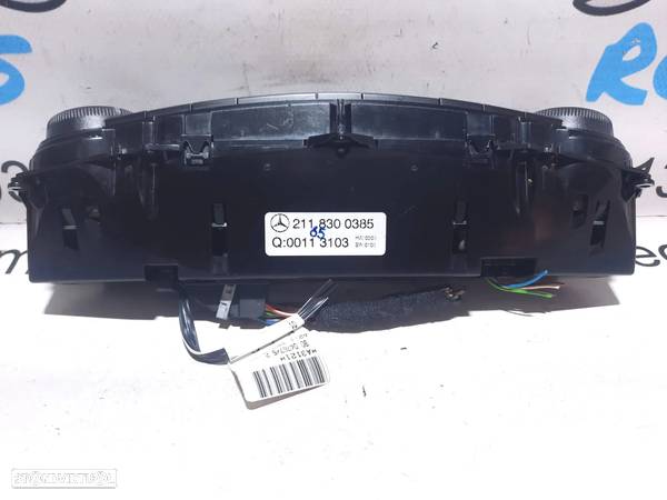 DISPLAY SOFAGEM COMANDO CHAUFFAGE AR CONDICIONADO AC CLIMATRONIC ORIGINAL MERCEDES CLASS E W211  A2118300385 2118300385 - 5