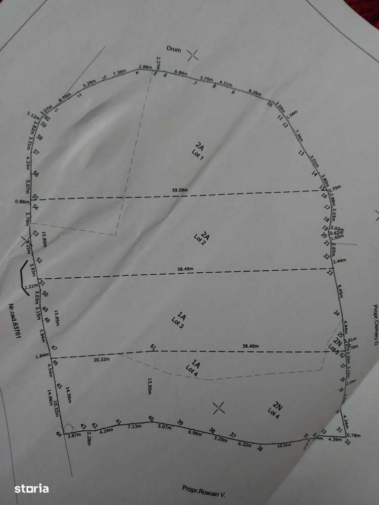 Teren Inravilan 3500mp sau Parcele de 750/950Mp! Iași! Popricani!-0