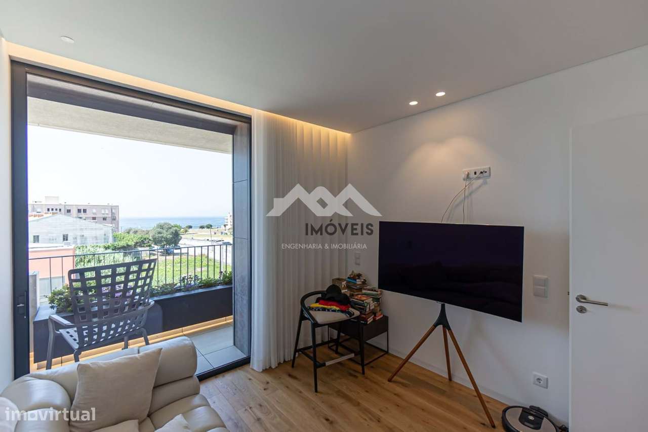 T3 Luxo Último Piso | Leça da Palmeira | Vistas de Mar | Varanda a Poe-9