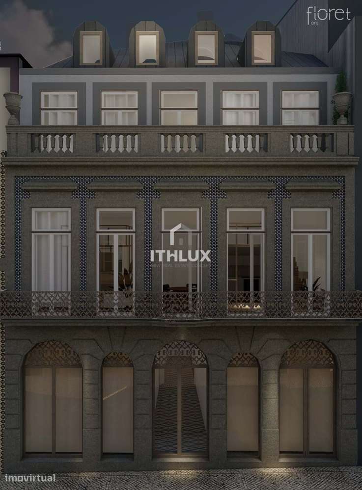 Apartamento T0 c/ mezanino  novo no coração da cidade do Porto na Zona - Grande imagem: 5/9