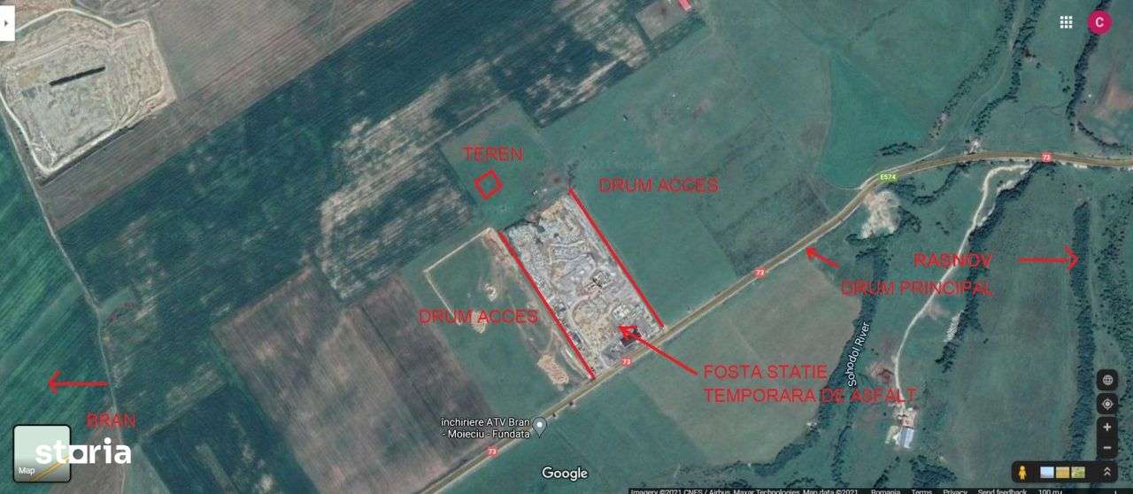 Comision 0% - Teren 1473 m2 - Rasnov/Bran - Imagine principală: 5/8