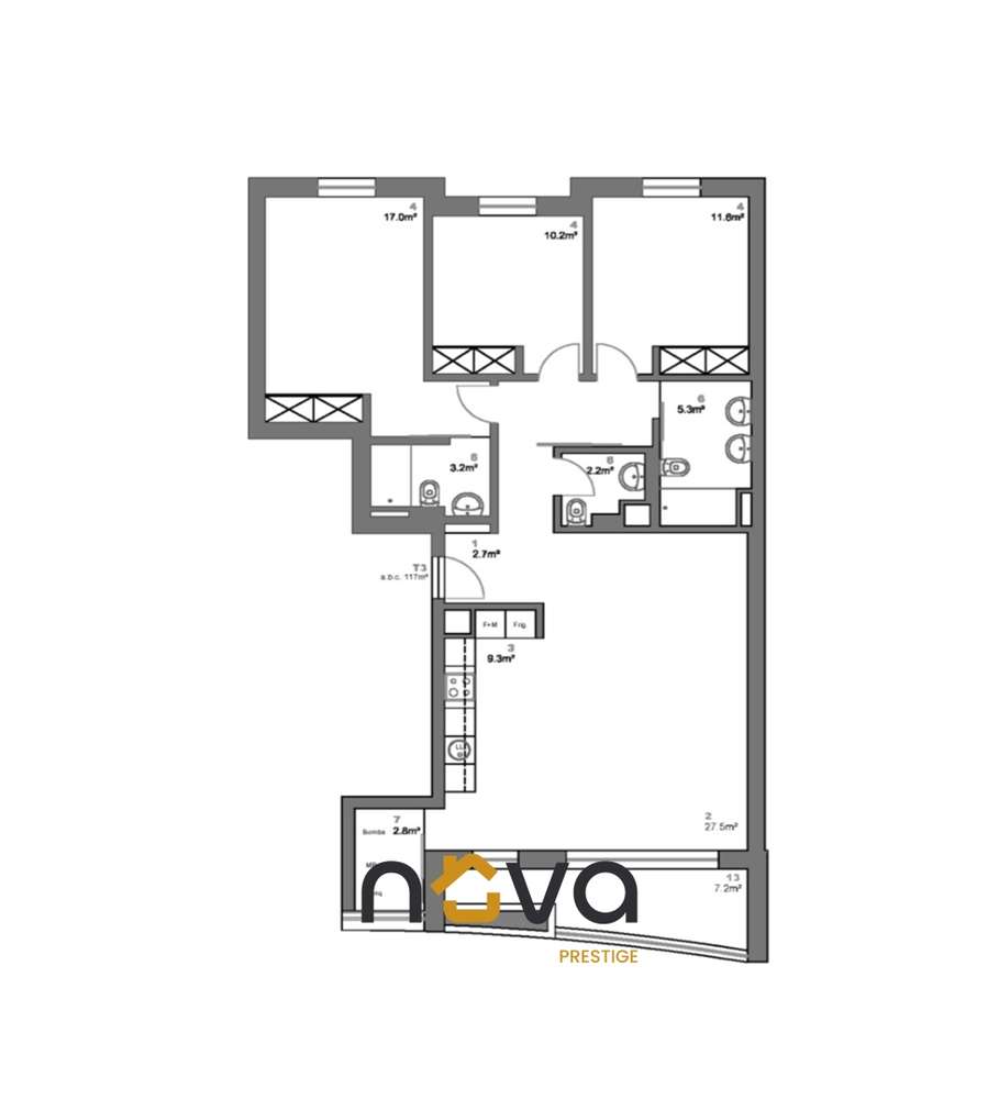 Apartamento T3 junto à praia na Póvoa de Varzim | NOVA PRESTIGE-13