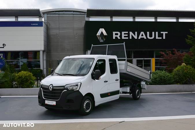 Renault Master Sasiu tractiune 145 CP dubla cabina 6+1 locuri - 1