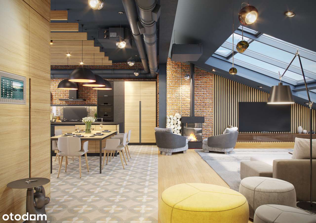 UNIKATOWY PENTHOUSE tuż przy WAWELU z panoramicznym tarasem na dachu-13