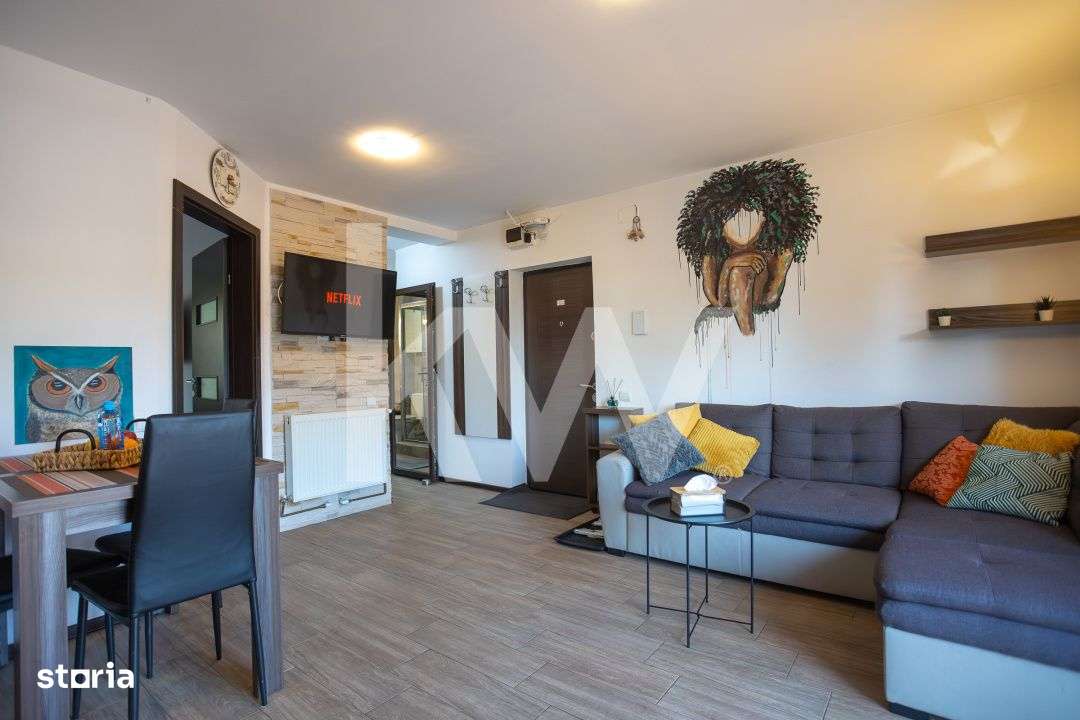 De vanzare – Studio modern, complet mobilat si utilat, zona Tractoru-2