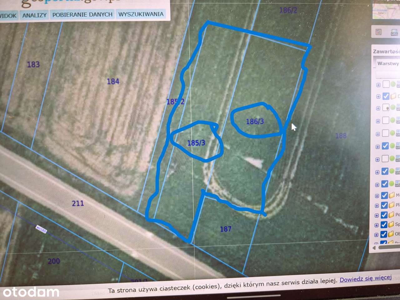 Sprzedam działkę budowlaną - Pełny obrazek: 3/4