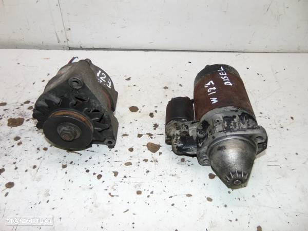 Mercedes W123 Alternador/Motor de arranque - 1