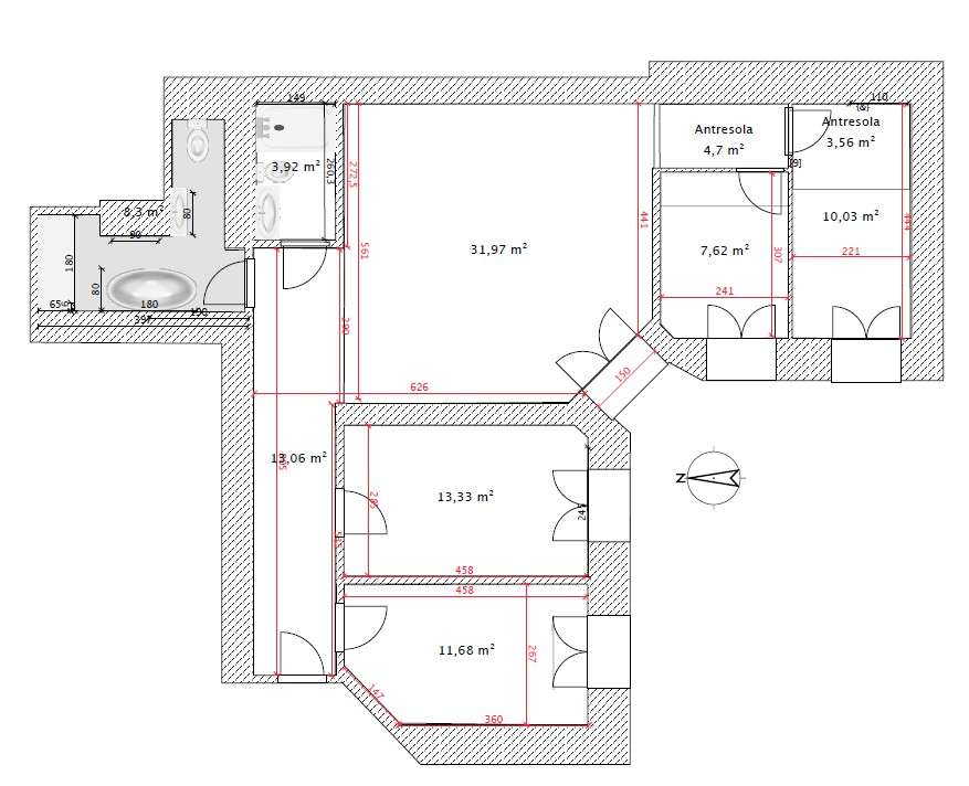 Przestronny apartament PREMIUM w pełni umeblowany | 5 pok. | Centrum-16