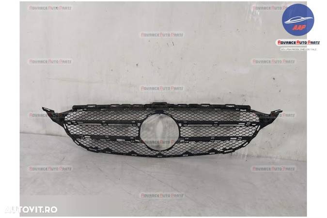 Grila Centrala Radiator Mercedes C Class W205 2014 2015 2016 2017 2018 originala - 4