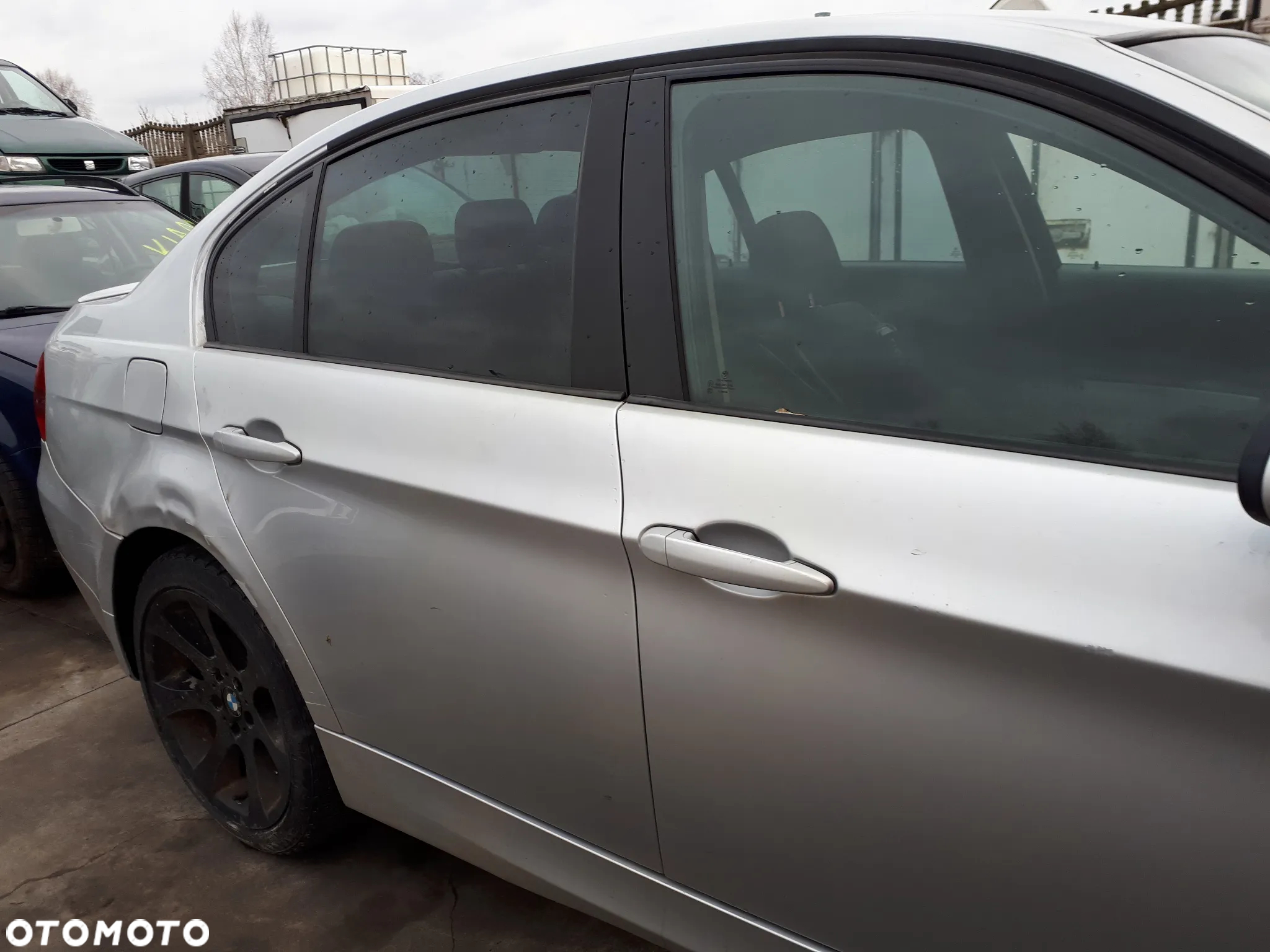 BMW E90 320D 04-08 MASKA PRZÓD PRZEDNIA 354 TITANSILBER - 5